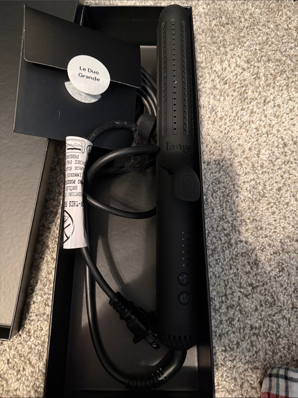 Lange Black Le Duo Grande Hair Tool